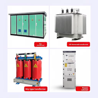 Transformador trifásico de alta tensión de 10KV, inmerso en aceite, con bobina de doble envoltura, 100-630KVA