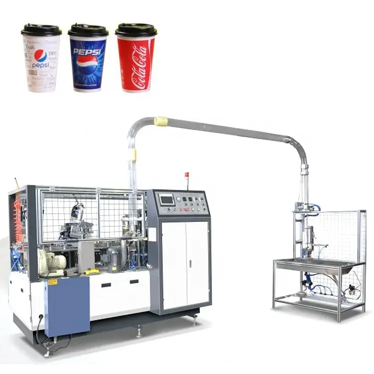 Machine de fabrication de produits en papier, Machine de fabrication de gobelets en papier automatique de haute qualité, prix bas