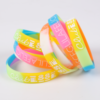 Gummi armbänder Silikon armband geprägt geprägt geprägtes Logo Gummi armband