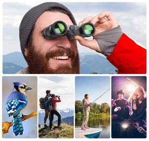 Binóculos Compactos 10x25 com Prisma Bak4 para Caça de Longo Alcance, Leves e Dobráveis - Product Image 6