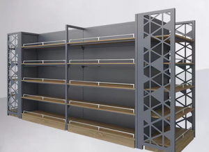 Scaffalatura per Supermercati HYPER HUB HB-06 OEM, Espositore Gondola, Attrezzatura per Negozi di Alimentari, Scaffale a 5 Ripiani in Polvere Epossidica Resistente - Product Image 2