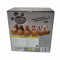 Tirelire robotique mignonne qui mange de l'argent, chien automatique qui volte des pièces, tirelire, boîte d'épargne, jouets pour enfants