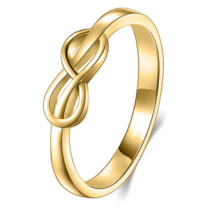 Elegante Anello a Forma di Otto, Design Minimalista e Creativo, Gioiello da Donna alla Moda per Uso Quotidiano, Regalo Chic - Product Image 6