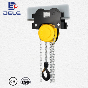 Cina <span class=keywords><strong>hoist</strong></span> Hangzhou DELE Harga terbaik diskon besar 2 ton rantai menarik kerekan Manual dengan troli dan rantai <span class=keywords><strong>Hoist</strong></span> - Product Image 3