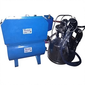 Máquina de Ordeño Eléctrica Portátil con Bomba y Motor para Vacas y Cabras |   Carro de Acero Inoxidable de un Solo Compartimiento 220V para Equipos Lácteos - Product Image 4