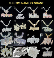 Étui à briquet unique personnalisé en moissanite VVS plaqué rhodium, chaîne HipHop en argent 925 glacé, torche 3D, bijoux unisexe