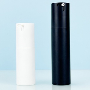 30ml 50ml Matte Black White PP Vacuum Airless Pump <b>Bottles</b> Container Cosmetic Emulsion Plastic Cleanser <b>Bottle</b> With Pump - Product Image 6