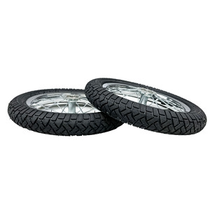 Roue de remplacement pour vélo d'enfant Cheng Jin Vehicles, pneu à rayons pneumatique 12x2.125 pouces, bande de roulement à crampons - Product Image 3