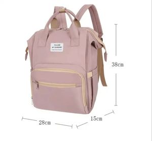 Mochila Pañalera Multifuncional Personalizada, Impermeable, Rosa, Tipo Momia, de Gran Capacidad - Product Image 3