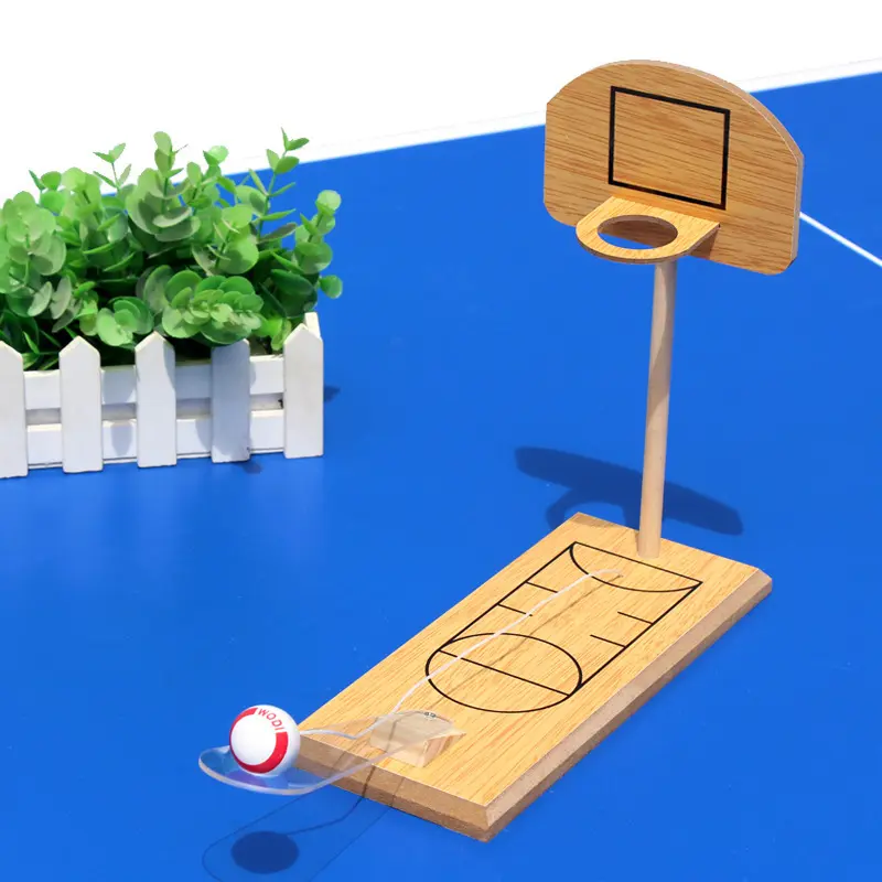 Sağlıklı ahşap pano oyun Mini Bowling stres giderici oyuncak