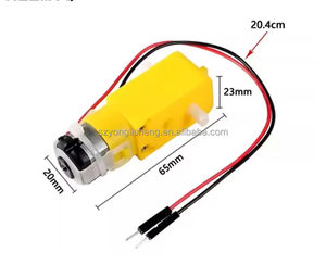 Lager TT Motor 130 Motor Smart Auto Getriebe Motor Roboter Getriebe Doppel welle Gelb 1:48 /1:120/ 1:220 - Product Image 2