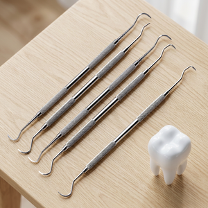 Juego de Raspadores Dentales de 1 Pieza, Instrumentos de Limpieza Dental de Acero Inoxidable, Herramientas Dentales Profesionales - Product Image 2