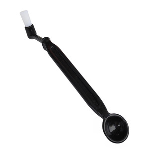 Brosse de nettoyage en nylon pour machine à expresso, tête de cuillère à long manche, brosse détartrante pour moulin à café et machine - Product Image 1