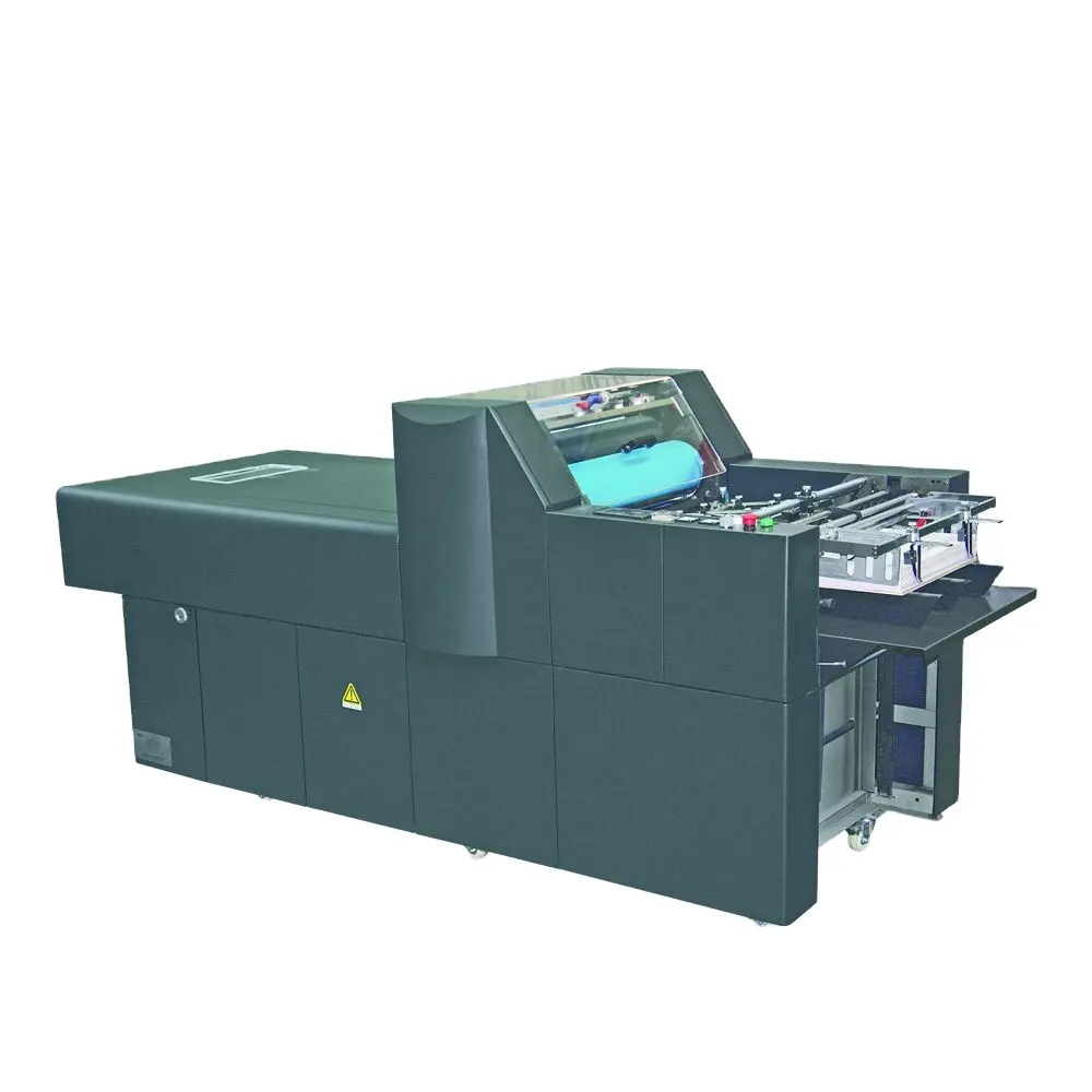 Coating Machine Elektrische Geleverde Uv Roller SGJ-UI620W Automatische Spot Uv Printing Sport, Machines & Hardware Voor Hout 380V 1350
