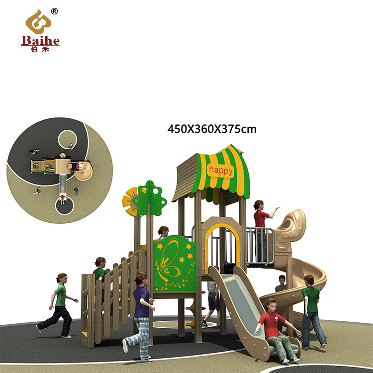 Factory Manufacture Various Kids Playground Outdoor Slides  With Slide