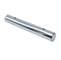 Pieds de meubles ronds minimalistes en chrome poli de 25 mm pour la décoration, vente en gros