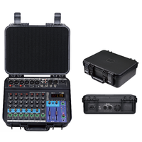 Professionelles 8-Kanal-Mischpult mit Integriertem Verstärker-Toolbox, Hochleistungs-24-DSP-Effekten, Bluetooth USB