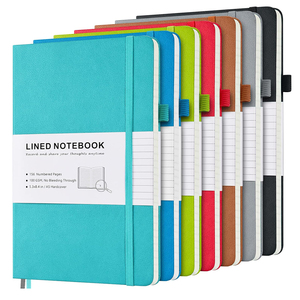 Taccuino A5 Personalizzabile con Copertina Rigida in Pelle PU per Uomini e Donne, 100 GSM <span class=keywords><strong>Pagine</strong></span> Spesse Numerate con Indice - Product Image 1