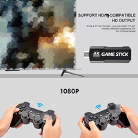 Vente flash 2022 : Gd10 Mini Video Gamestick, manette sans fil, sortie TV HD intégrée, lecteur de jeux vidéo rétro portable
