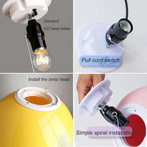 Đầy Màu Sắc Bóng Trần Ánh Sáng Đèn Phòng Ngủ Phòng Trẻ Em Của Phòng Bé Vui Chơi Giải Trí Công Viên Trang Trí Đèn Và Ánh Sáng Bóng Đèn Trần Đèn - Product Image 5