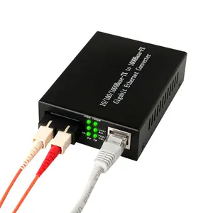 Gigabit Ethernet Quang Phương tiện truyền thông chuyển đổi 10/100/1000Base-TX để 1000base-fx Gigabit Ethernet chuyển đổi (SC loại-đa)