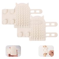 Grattoirs de visage de chat réglables pour table d'angle 2 en 1 Peigne à chatouiller autonettoyant