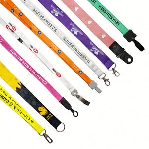 Design Wholesale Custom Sublimation Printed ID Card Badge Holder <b>Polyester</b> <b>Lanyard</b> Keychain <b>Lanyards</b> with Logo Custom - Product Image 5