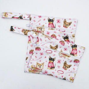 Sac de maillot de bain humide à impression numérique <span class=keywords><strong>pour</strong></span> bébé sac de voyage 20*25cm sac humide étanche à impression personnalisée - Product Image 6