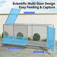 Cage à poulets pliable robuste de grande taille pour la maison, pour canards, oies, avec système de ramassage automatique des œufs, cage pour animaux de compagnie