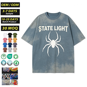 T-shirt en coton 200 g/m² personnalisé avec logo imprimé, t-shirt décontracté d'été de haute qualité à manches courtes, t-shirt en coton épais personnalisé, chemises brodées - Product Image 1