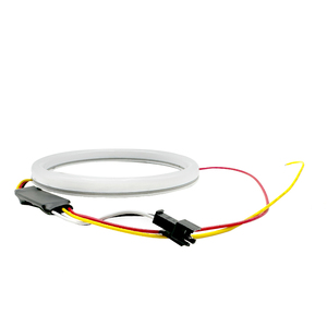 ไฟวงแหวน ADT DRL SMD แบบผ้าฝ้าย สองสี 4300k 6000k สีขาวและสีเหลืองอำพัน สำหรับรถยนต์ ไฟวงแหวน Angel Eyes - Product Image 3