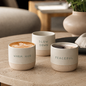แก้วกาแฟเซรามิกสีสันสดใสไม่มีหูจับ สลักลายด้วยเลเซอร์ พิมพ์ลายด้วย UV  ใช้กับไมโครเวฟและเครื่องล้างจานได้ เหมาะสำหรับเป็นของขวัญ - Product Image 6