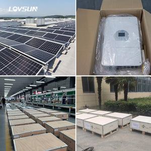 Sử dụng dân cư EU phiên bản 220V 380V 10KW 12KW 20kW 30Kw hệ thống năng lượng mặt trời lai với biến tần deye và pin LiFePO4 - Product Image 6