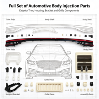 Pièces automobiles OEM : Cache de feux arrière personnalisé, moulé par injection multi-matériaux de haute précision pour l'extérieur des véhicules