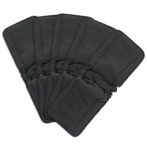 Inserts en <span class=keywords><strong>chanvre</strong></span> naturel OEM Chine Prix Nouveau design Couches lavables réutilisables pour bébé Vente en gros Inserts personnalisés pour couches en tissu pour bébé - Product Image 4