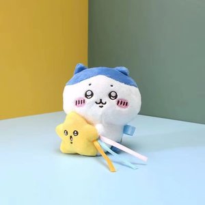 Porte-clés pendentif en perles de lucite, motif personnage Chiikawa mignon de dessin animé, plusieurs couleurs, poupée Usaki en peluche, pour cadeau - Product Image 3