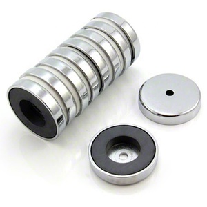 Supper Sterke Ferriet Pot Magneet 49Kg Trekkracht Platte Pot Schijf Ronde Magneet - Product Image 4