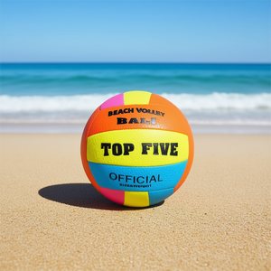 Balón de Voleibol de Playa Top Five, 14 cm, PVC, Tamaño y Peso Oficiales - Product Image 2