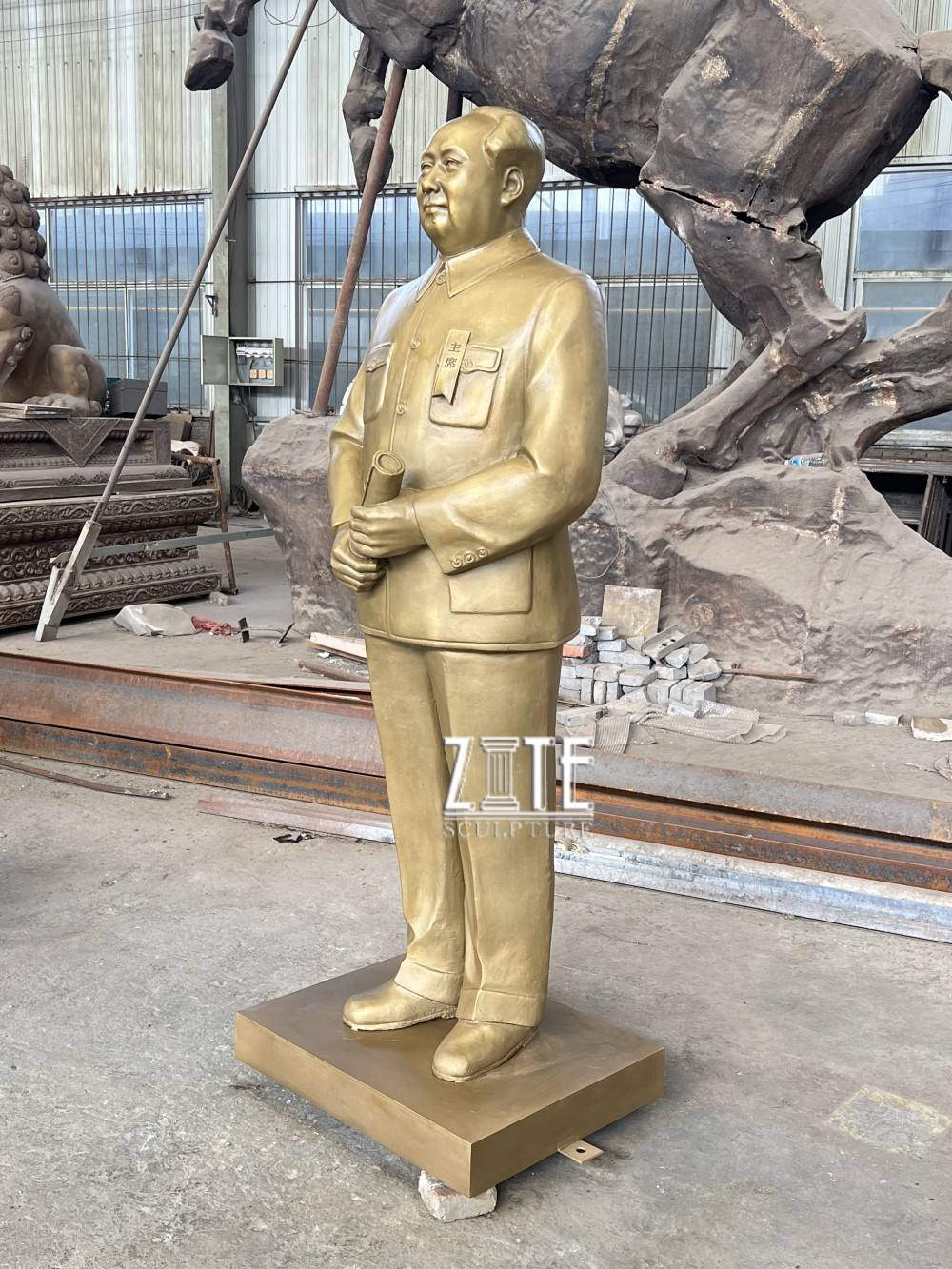 毛沢東の彫像 | ブロンズ製の芸術品・コレクション用