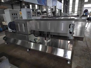 Componentes principales de la máquina extrusora automática de alimento para perros, que incluyen PLC, motor, bomba y engranajes - 380V, marca MT - Product Image 4