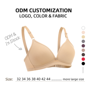 ODM & Bán Buôn Nhà Máy Scalen Người Bán Hàng Tốt Nhất 9 Màu Sắc Tùy Chỉnh Cô Gái 32 Kích Thước Nhỏ Cup T-Shirt Áo Ngực Mềm Phụ Nữ Dây Áo Ngực Miễn Phí - Product Image 1