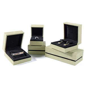 Custom logo Emballage Bijoux <strong>Box</strong> Set <strong>Luxury</strong> Leather Necklace <strong>Ring</strong> Jewelry Gift Packaging <strong>Box</strong> - Product Image 3