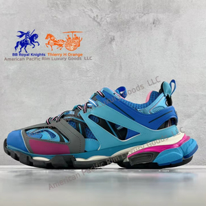 Chaussures de basket rétro pour hommes de haute qualité Track 3.0, baskets de sport décontractées légères à lacets en mesh pour la course - Product Image 1