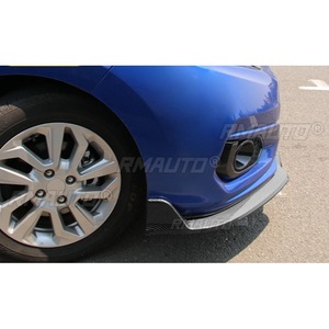 For Honda Fit Jazz 2018-2020 Body Kit Front Bumper <b>Diffuser</b> Glossy Black Sport Style Front Bumper Splitter <b>Car</b> Accessories - Product Image 2