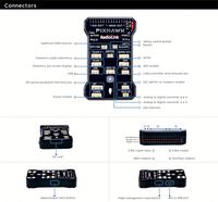 Полетный контроллер Radiolink Pixhawk PIX APM Combo с GPS-держателем, зуммером SE100, модулем телеметрии 4G и металлическими креплениями для двигателей