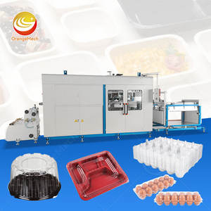 Machine de thermoformage sous vide 3D ORME pour la fabrication de barquettes alimentaires jetables, de contenants et de boîtes à lunch en plastique transparent - Product Image 1