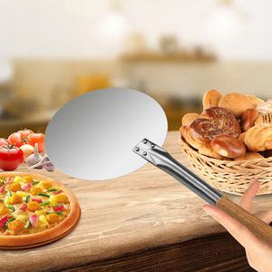 Pala para Pizza con Mango de Madera Desmontable, Kit de Utensilios para Horno de Pizza para Hornear Pizza Casera - Product Image 5