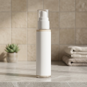Sérum liquide concentré à l'acide hyaluronique naturel et à la vitamine C avec estampage doré pour le visage, riche en antioxydants, anti-âge, en flacon - Product Image 2