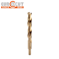 Foret en acier rapide EUROCUT M35 DIN338 avec conception de tige réduite pour le perçage des métaux