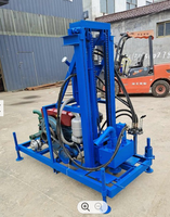 CS3502 Rig de forage de puits d'eau de petite taille de 100 m de profondeur - Machine de forage diesel pour projets de sols meubles domestiques